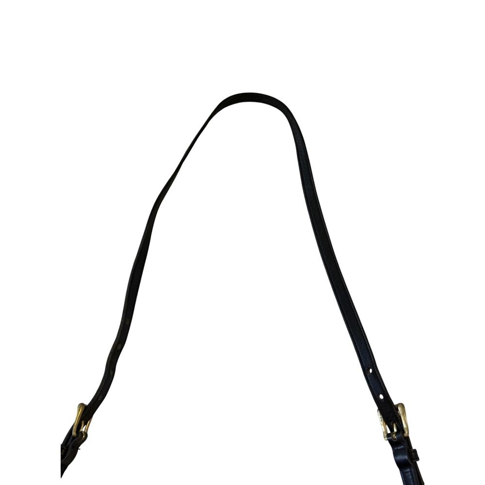 Dooney & Bourke Leather Equestrian Crossbody Bag Black Vintage - Picture 15 of 16